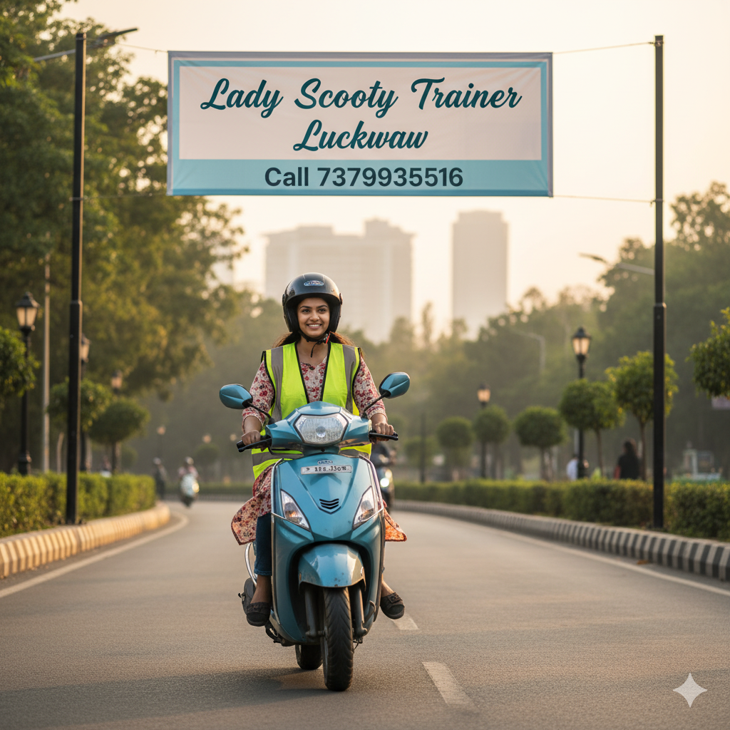 Lady Scooty Trainer Lucknow Call 7379935516